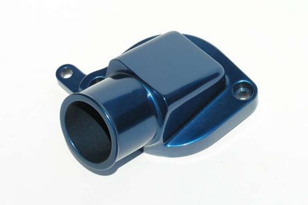 BILLET INLET WATERNECK FOR WP319 BLUE